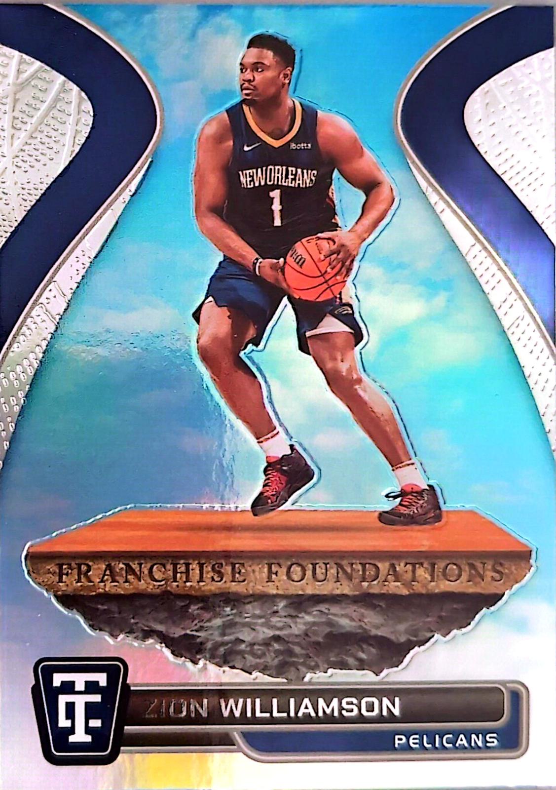 Zion Williamson #3 Basketball Cards 2024 Panini Totally Certified Franchise Foundations
