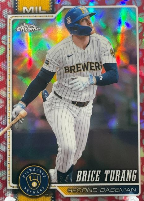 2026 Brice Turang [Baseball Seams Refractor] #4