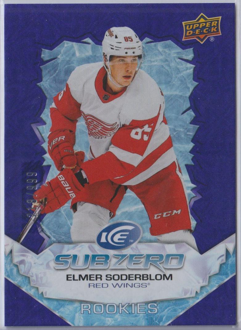 Elmer Soderblom #SZ-ES 2022 Upper Deck Ice Hockey Sub Zero Rookie