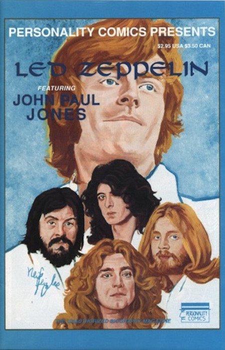 Personality Comics Presents: Led Zeppelin - John Paul Jones #4 (1992) Comic Books Personality Comics Presents: Led Zeppelin