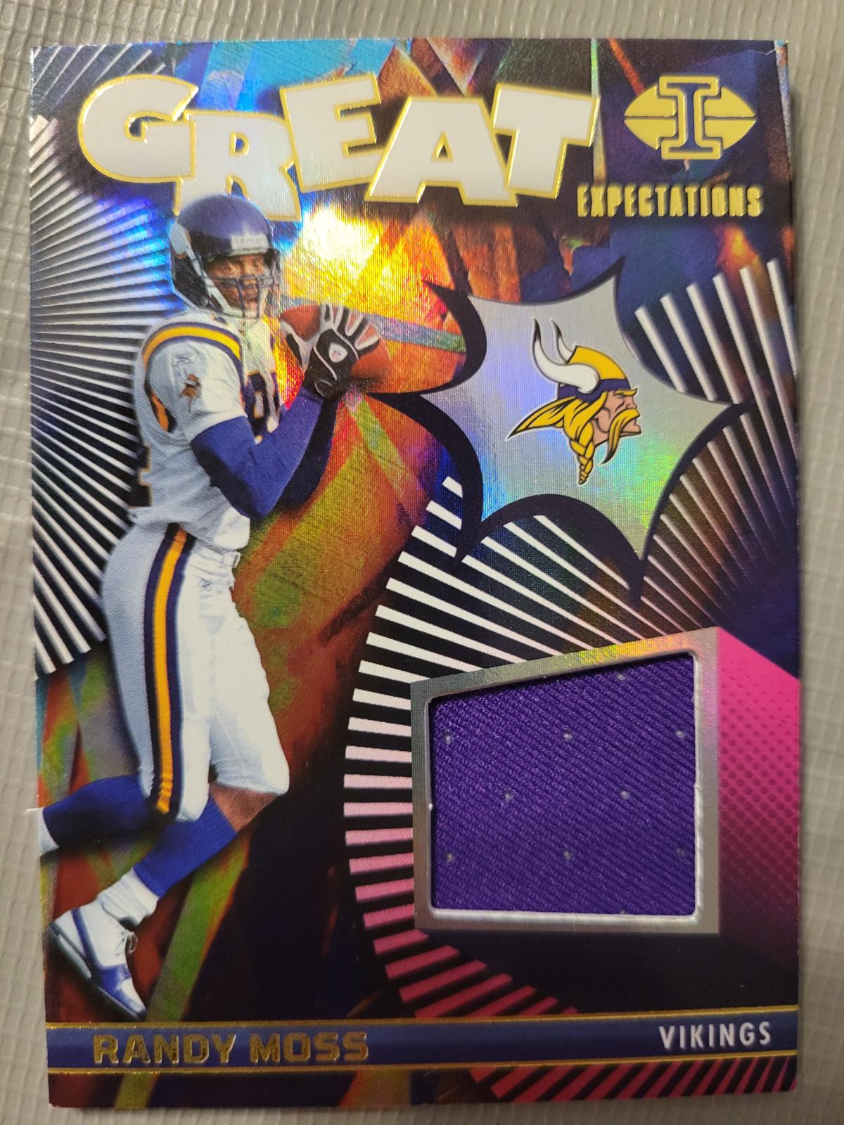 Randy Moss #GE-RMS 2024 Panini Illusions Great Expectations Football
