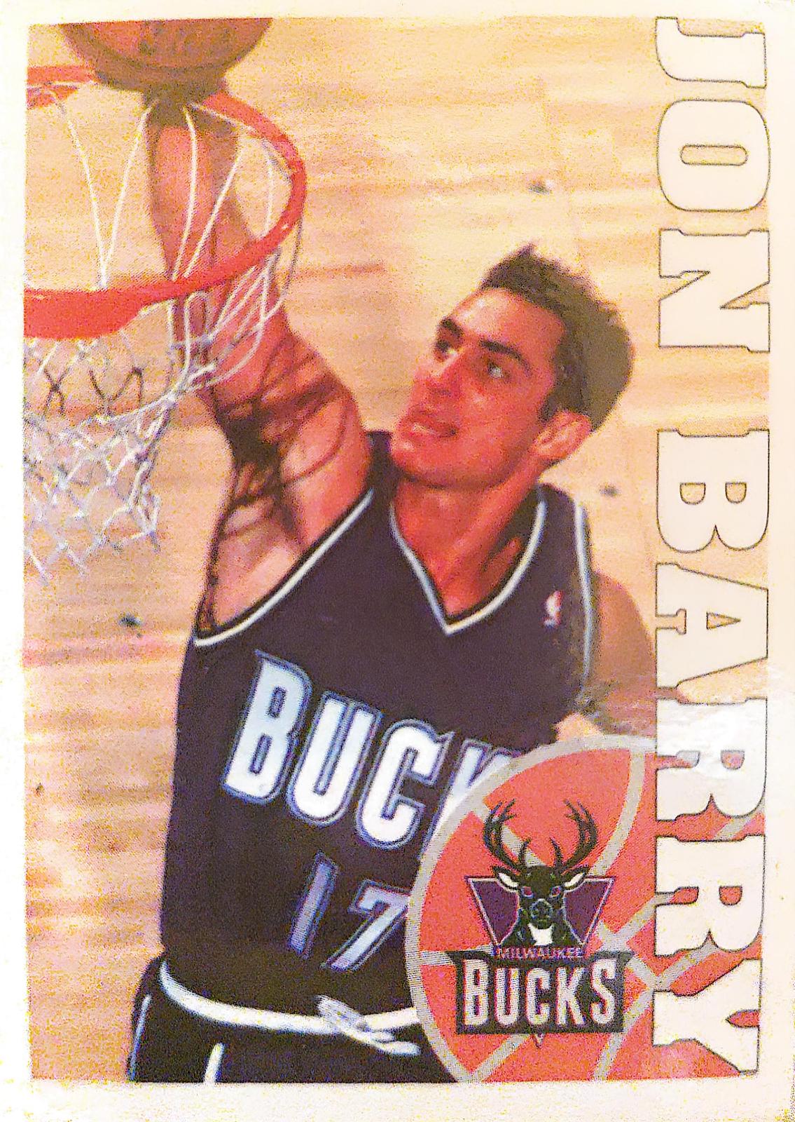 Jon Barry #119 1995 Panini Stickers Basketball
