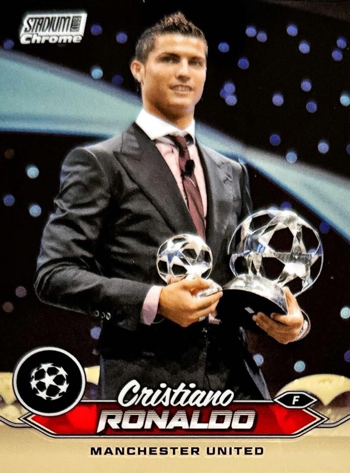 Cristiano Ronaldo #7 Soccer Cards 2023 Topps Stadium Club Chrome UEFA