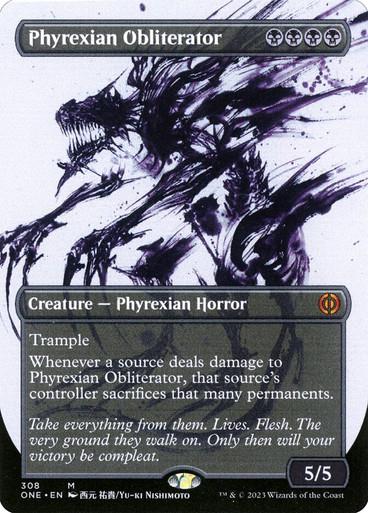 Phyrexian Obliterator #308 Magic Phyrexia: All Will Be One