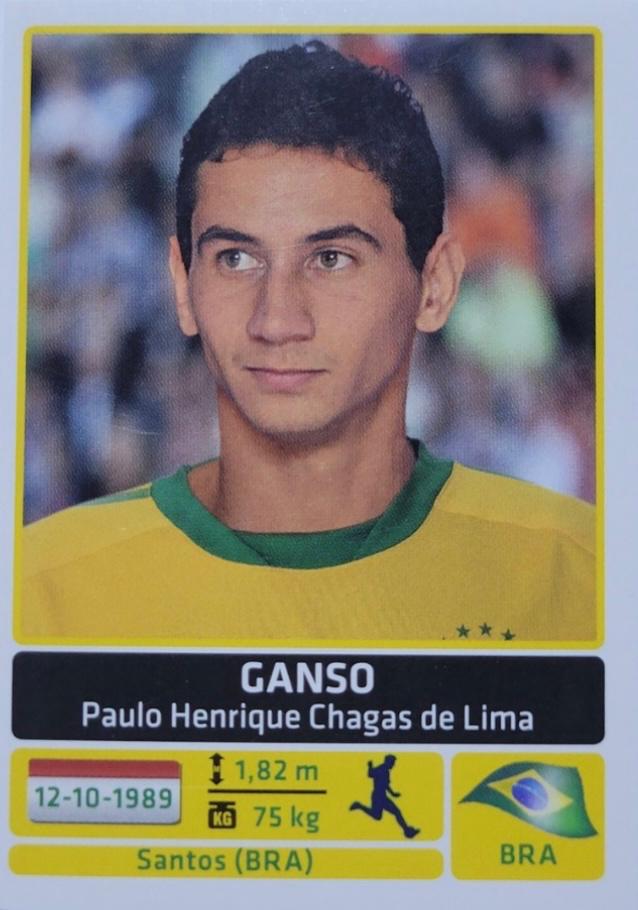 Ganso #130 Soccer Cards 2011 Panini Copa America Argentina Sticker