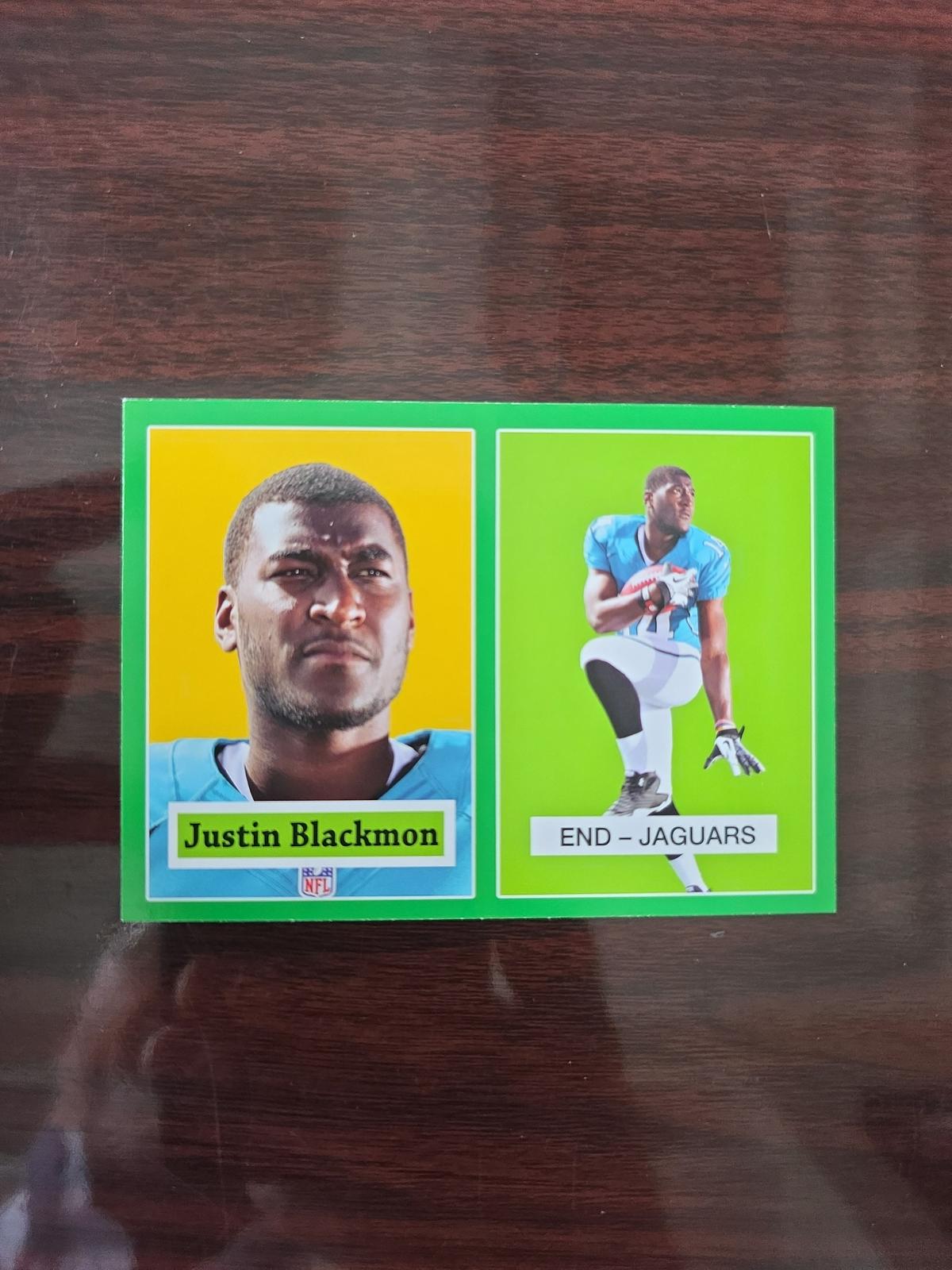 Justin Blackmon #9 2012 Topps Chrome Football 1957 Topps