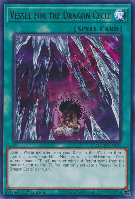 Vessel for the Dragon Cycle MZTM-EN101 YuGiOh Maze of the Master