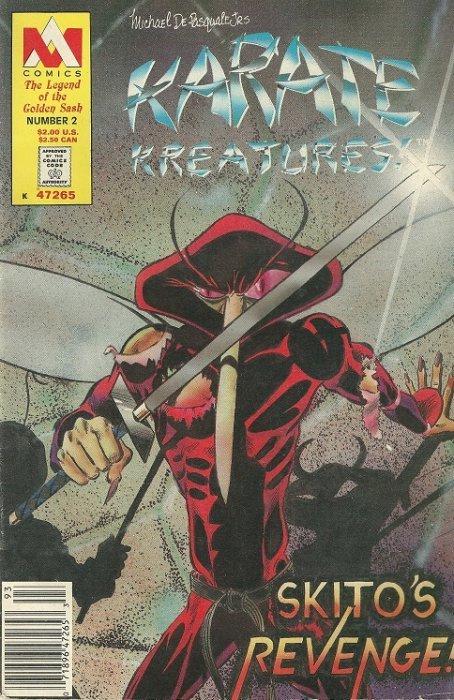 Karate Kreatures: The Legend Of The Golden Sash #2 (1988) Comic Books Karate Kreatures: The Legend of the Golden Sash