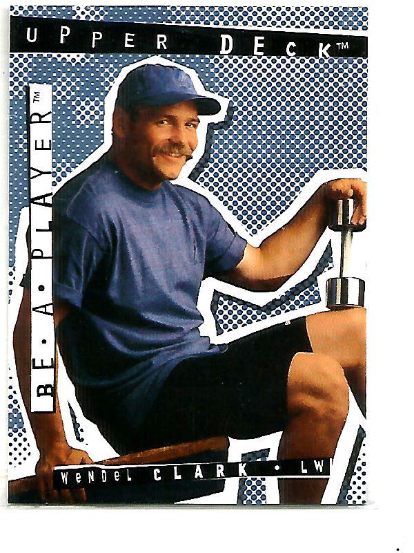 Wendel Clark #R72 1994 Upper Deck Be A Player Hockey