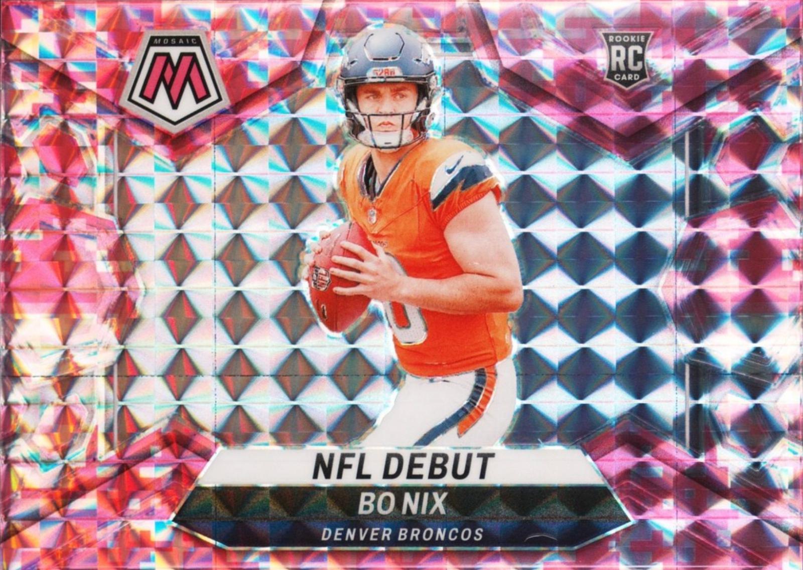 Bo Nix [Camo Pink] #271 Prices | 2024 Panini Mosaic | Football Cards