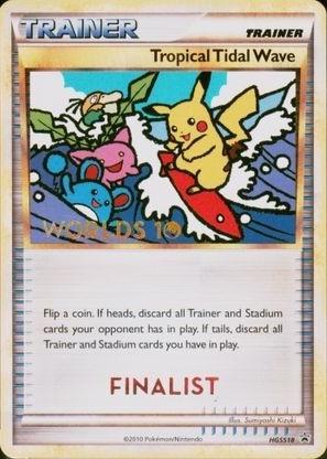 Tropical Tidal Wave [Finalist] #HGSS18 Pokémon Card from Pokemon Promo Set 