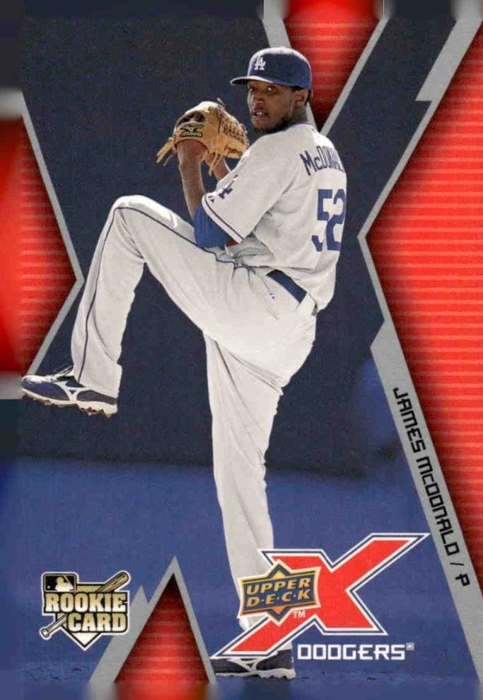 James McDonald #98 Baseball Cards 2009 Upper Deck X