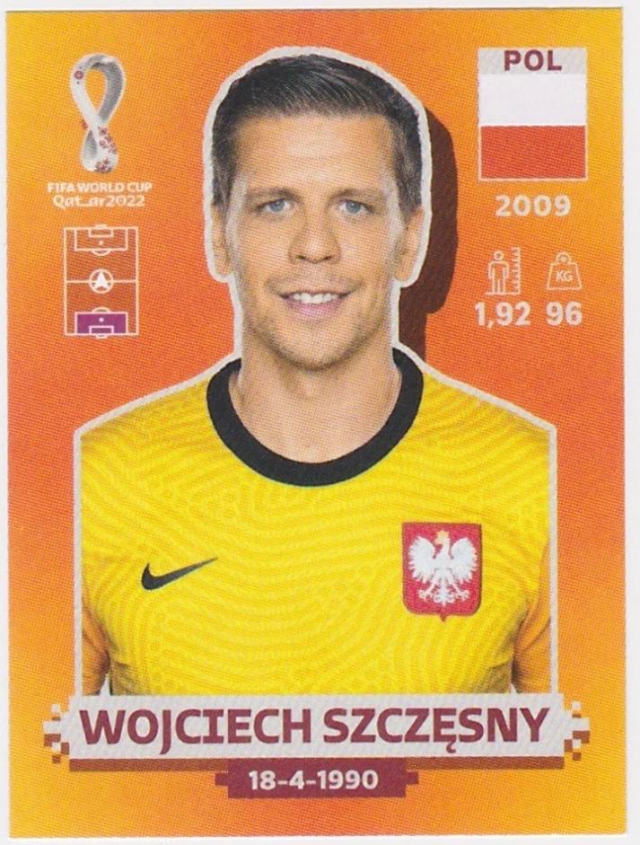 Wojciech Szczesny #POL2 2022 Panini World Cup Qatar International Edition Sticker Soccer