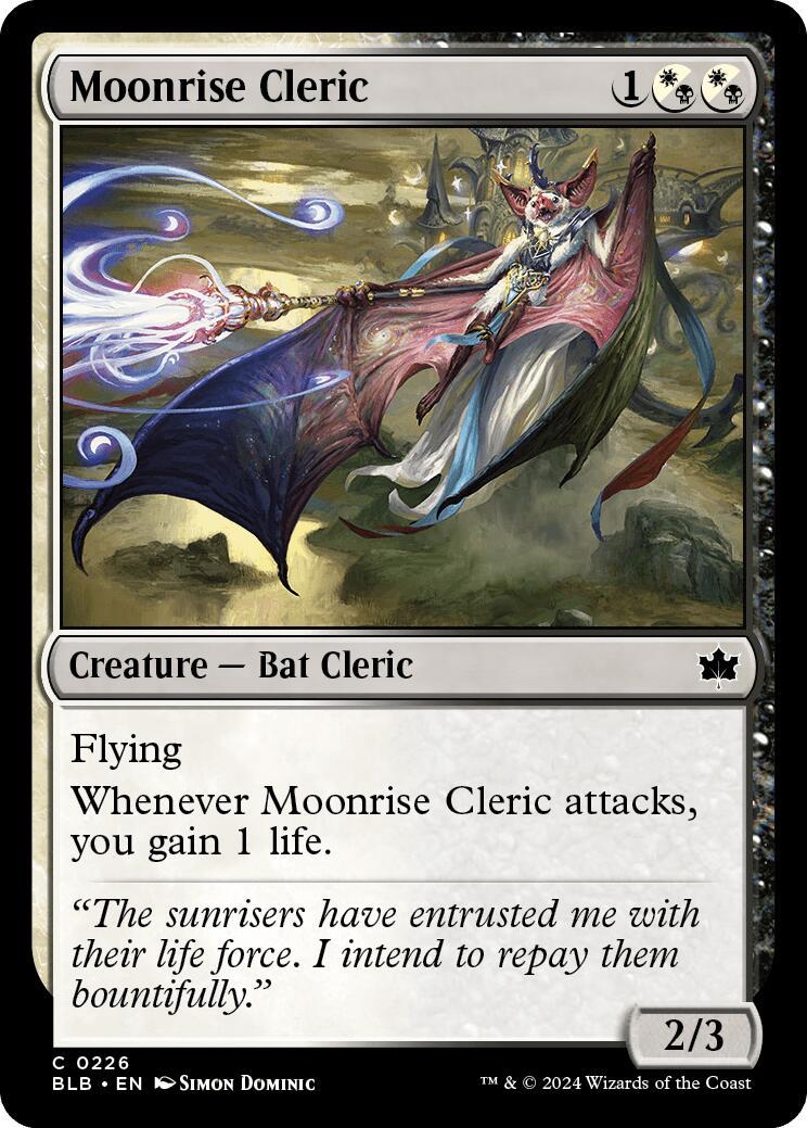 Moonrise Cleric #226 Magic Bloomburrow