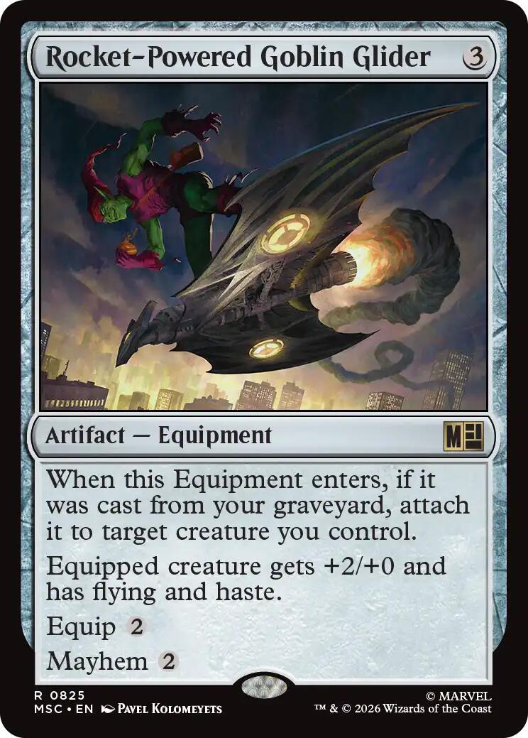Rocket-Powered Goblin Glider (Magic Marvel Super Heroes Commander)