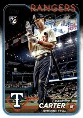 Evan Carter #US58 Baseball Cards 2024 Topps Update Prices