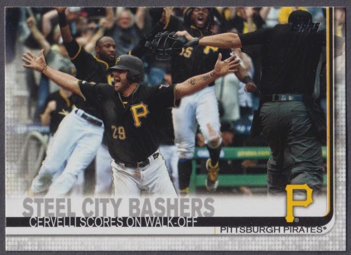 Josh Bell / Starling Marte / Francisco Cervelli #US251 2019 Topps Update Baseball