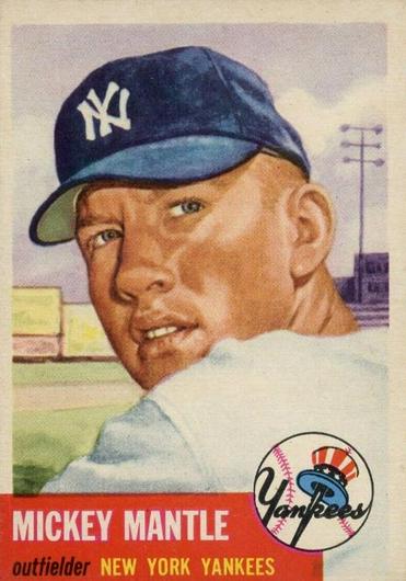 Mickey Mantle #82 Cover Art