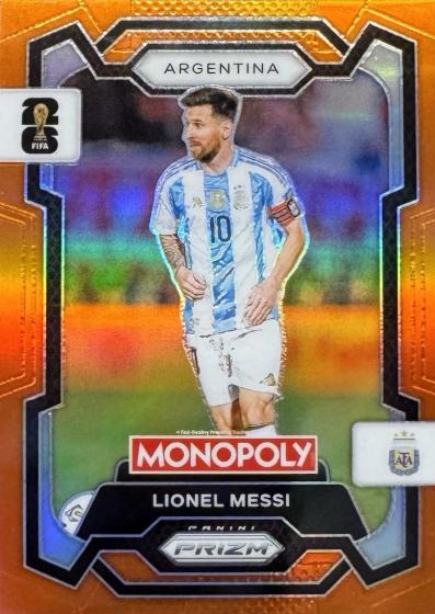 2026 Panini Prizm Monopoly FIFA World Cup Lionel Messi [Orange] #1 card