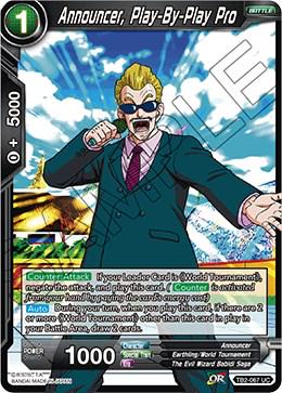 Announcer, Play-By-Play Pro TB2-067 Dragon Ball Super World Martial Arts Tournament