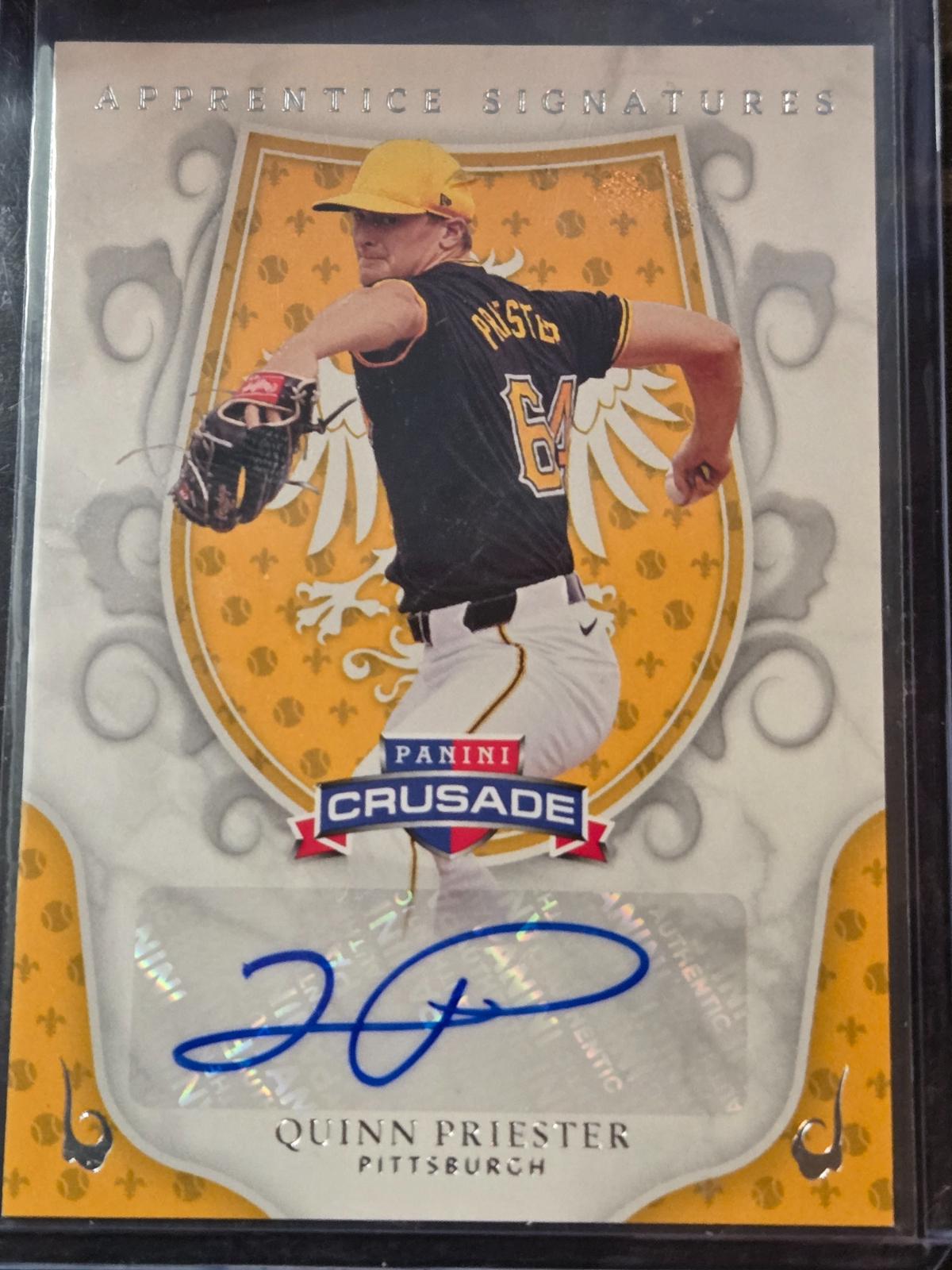 Quinn Priester #AS-QPR Baseball Cards 2024 Panini Crusade Apprentice Signatures