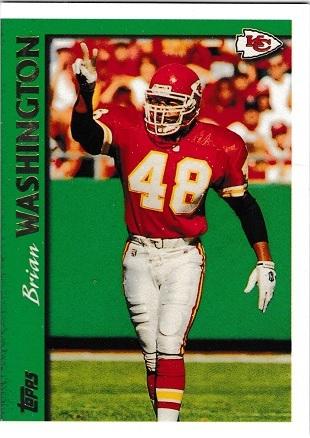 Brian Washington #357 1997 Topps Football