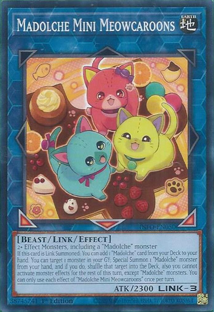 Madolche Mini Meowcaroons INFO-EN050 YuGiOh The Infinite Forbidden