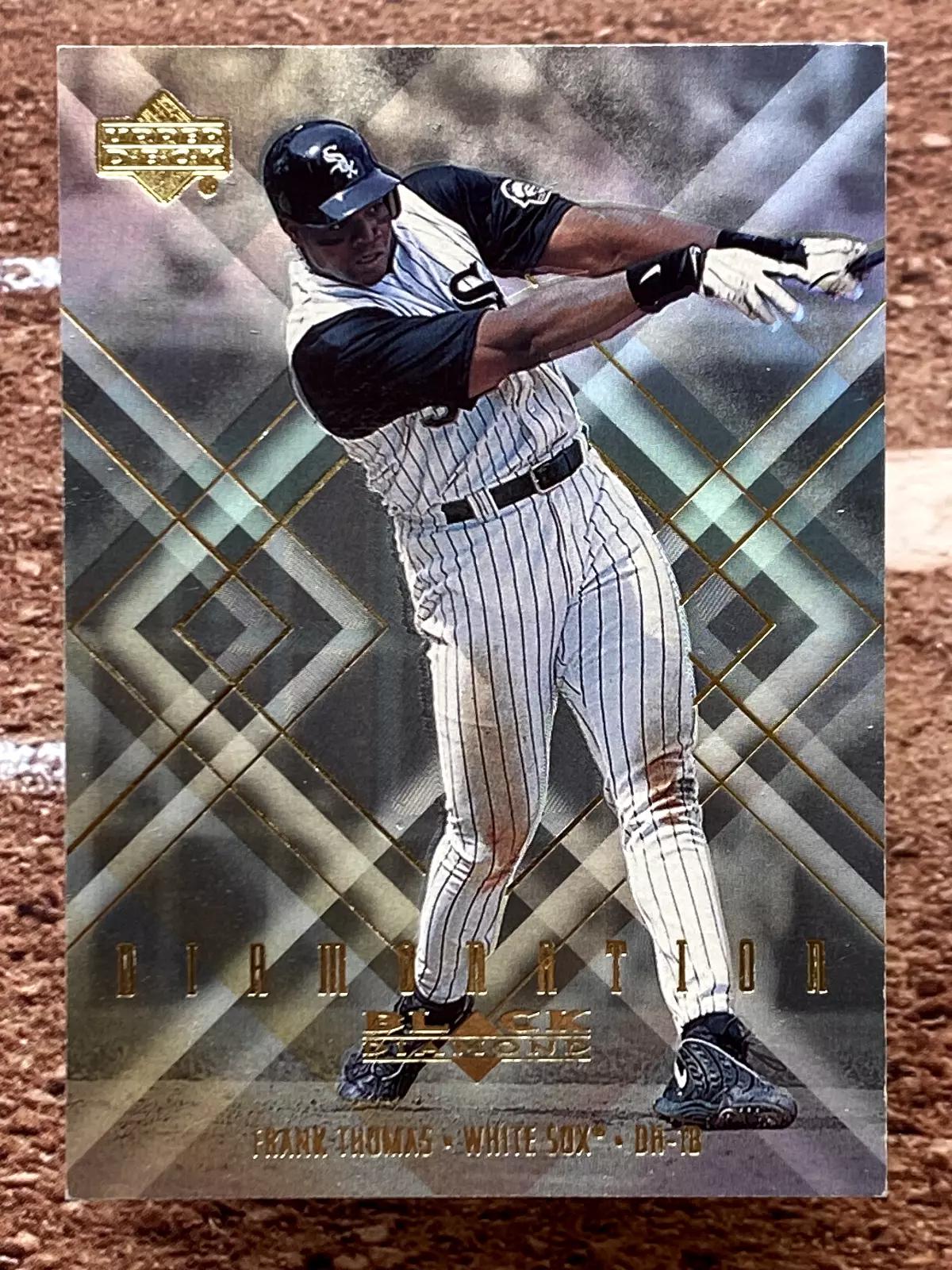 Frank Thomas #D9 Baseball Cards 2000 U.D. Black Diamond Might
