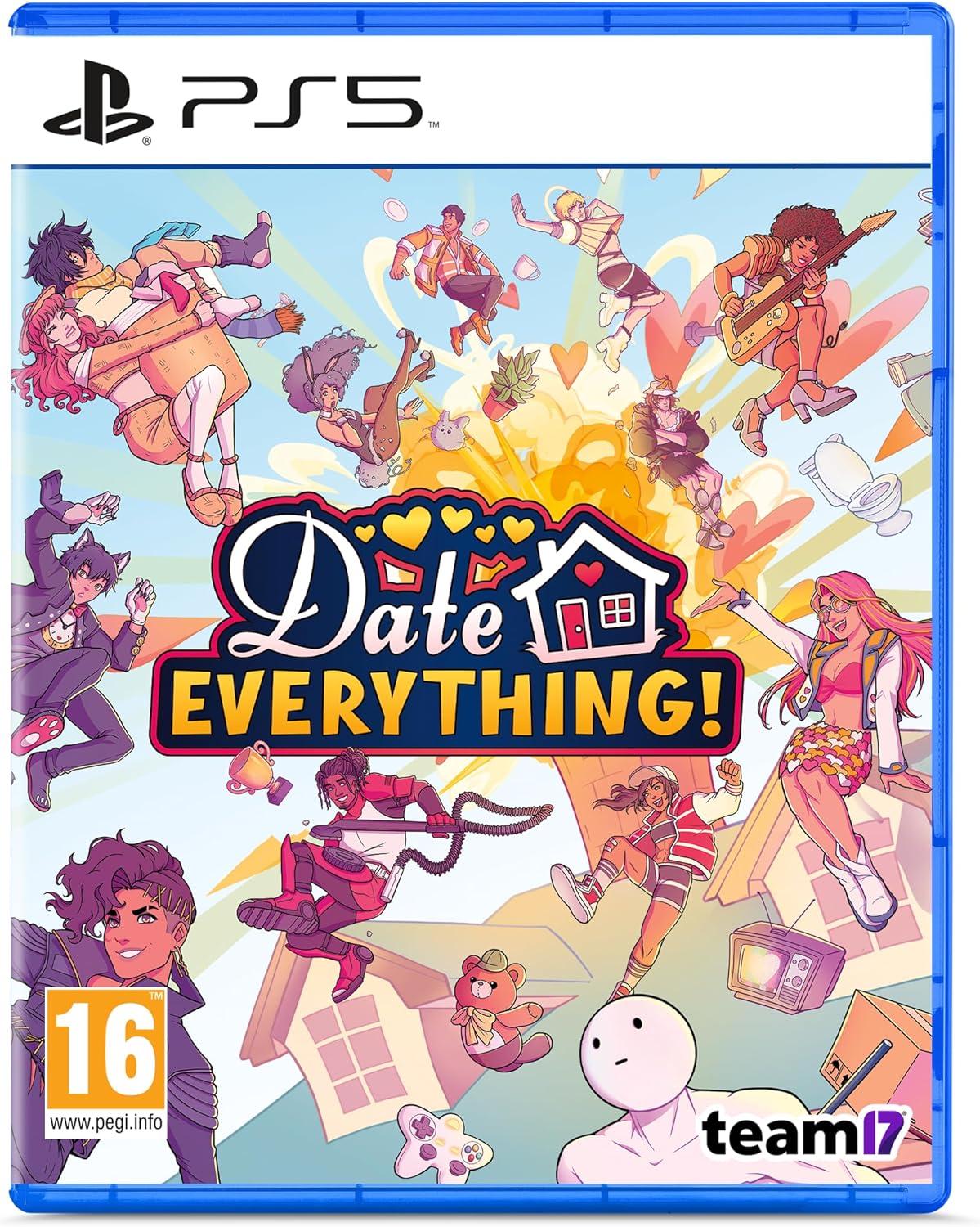 Carátula de Date Everything! para PS5 (edición PAL España)