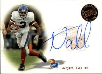 Aqib Talib #PPS-AT 2008 Press Pass Autograph Football