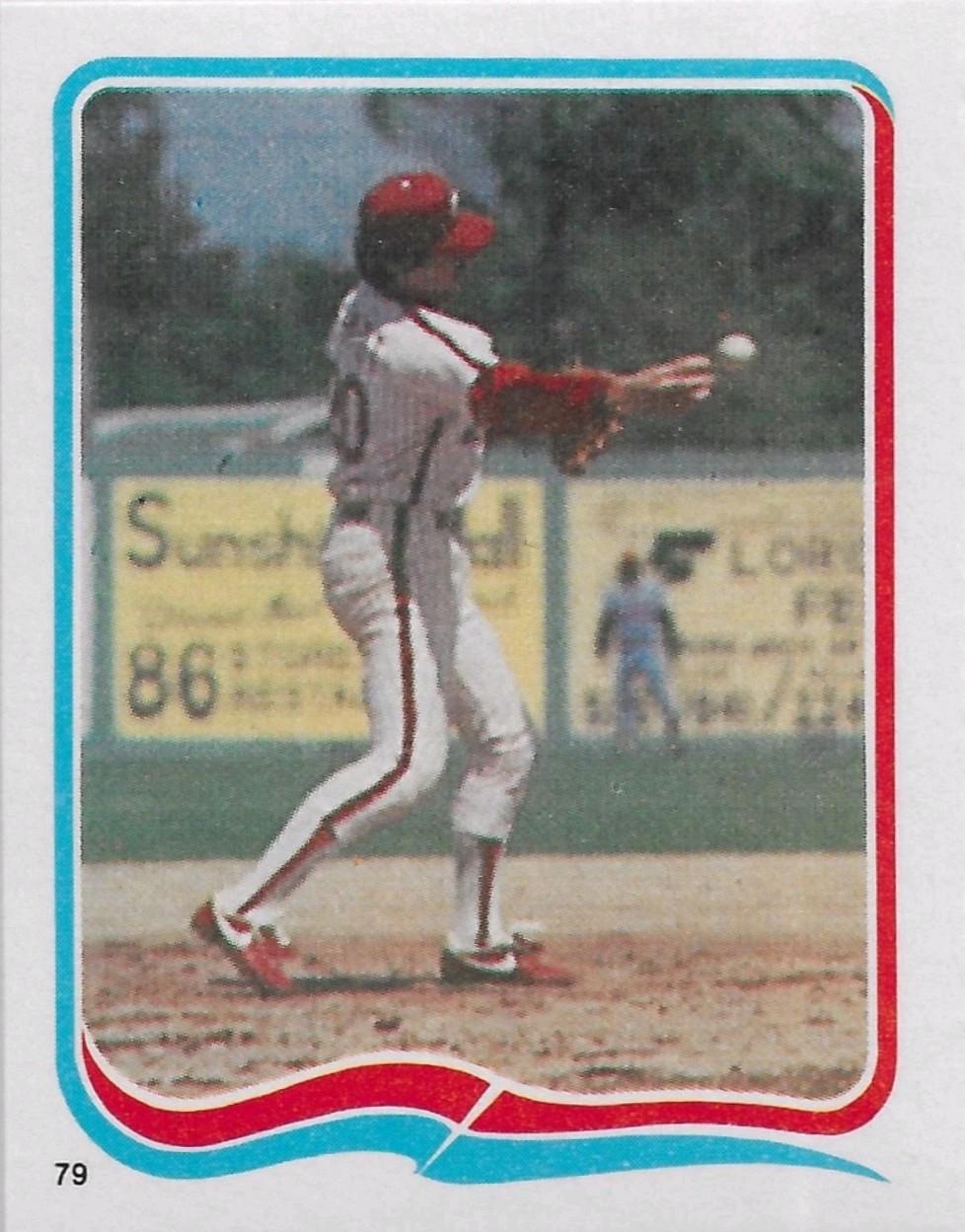 Mike Schmidt #79 1985 Fleer Star Stickers Baseball