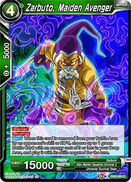 Zarbuto, Maiden Avenger DB2-080 Dragon Ball Super Divine Multiverse