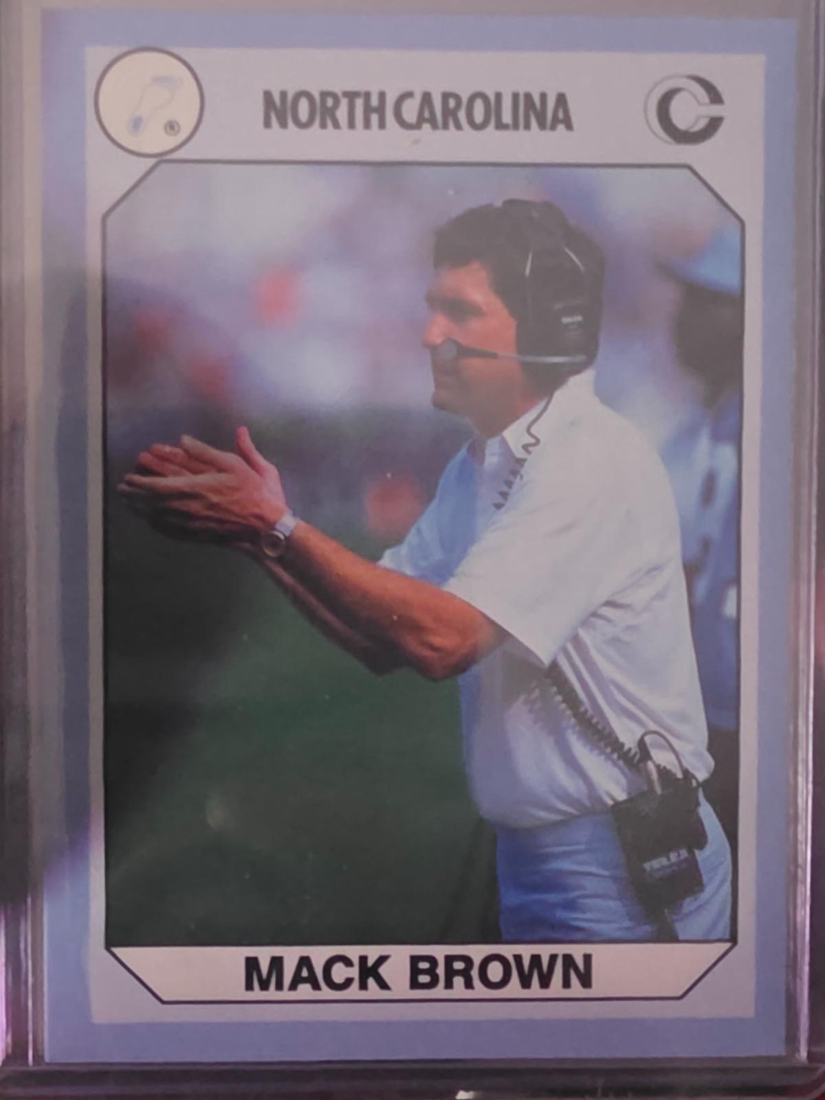 Mack Brown #23 1990 Collegiate Collection North Carolina Basketball