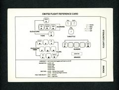 Flight Reference Card | Flight Simulator II Commodore 64