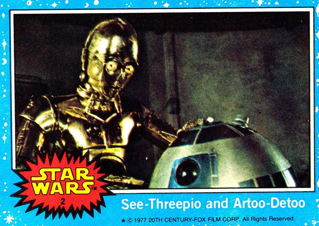 See-Threepio and Artoo-Detoo #2 Prices | Star Wars 1977 Topps | Star Wars  Cards