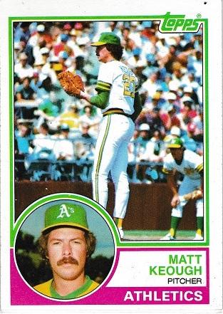 Matt Keough #413 Baseball Cards 1983 Topps