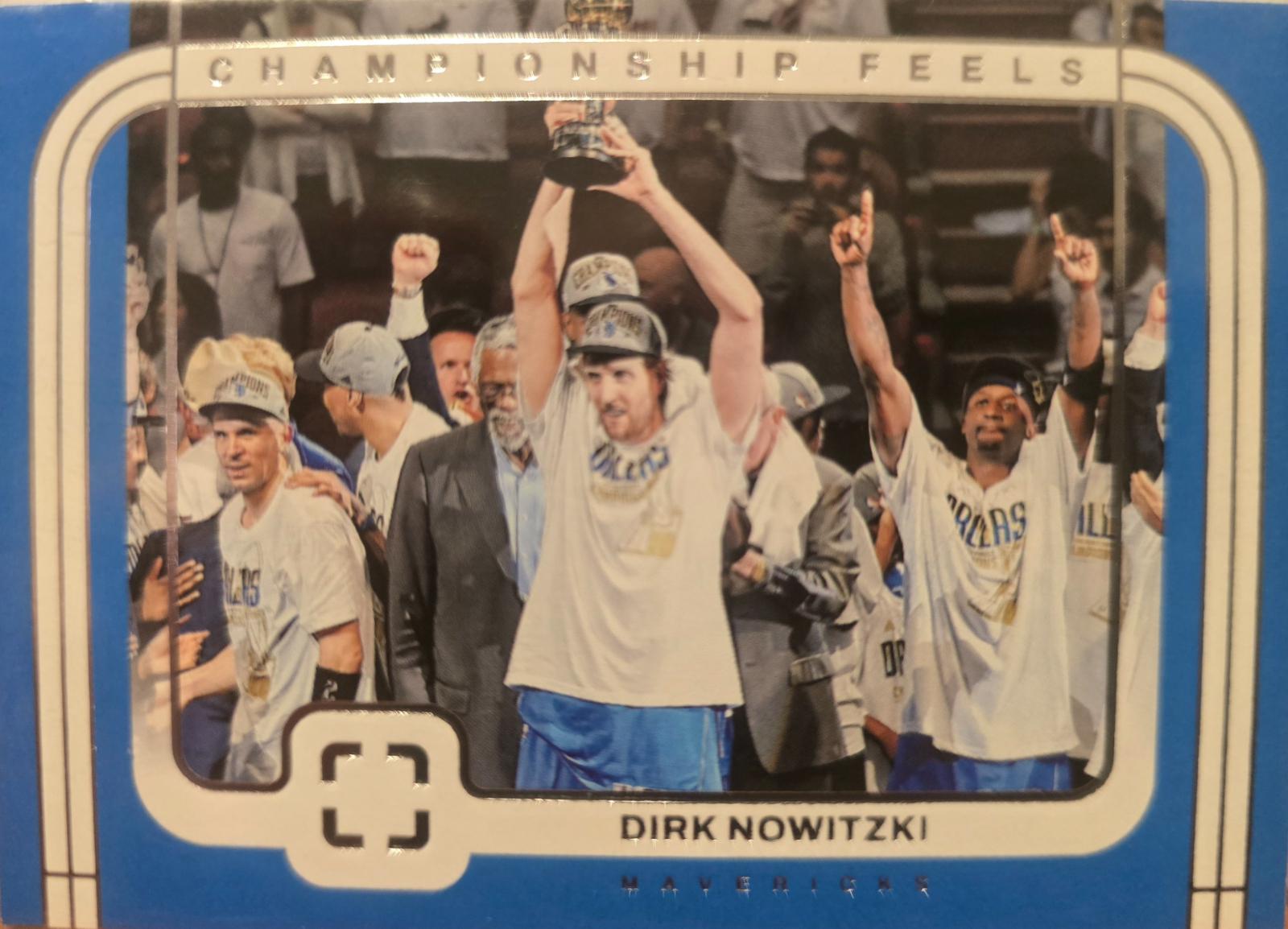 Dirk Nowitzki #9 Basketball Cards 2023 Panini Photogenic Championship Feel