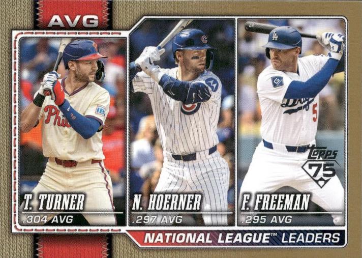 2026 Topps National League Leaders Avg [Gold] #151 card