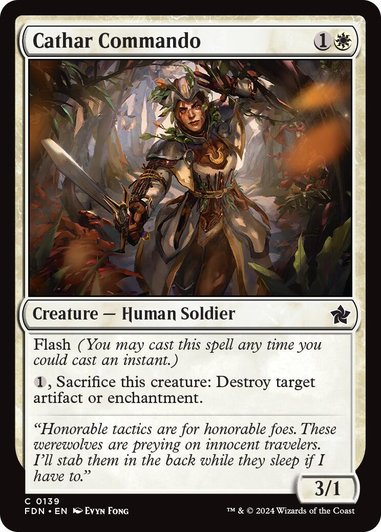 Cathar Commando #139 Magic Foundations