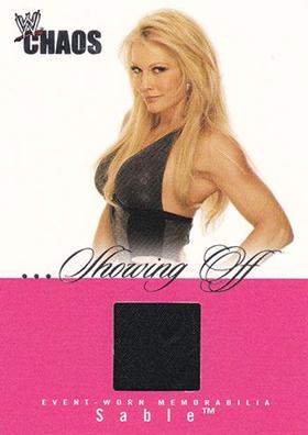 Sable #SO-S Prices | 2004 Fleer WWE Chaos Showing Off Memorabilia