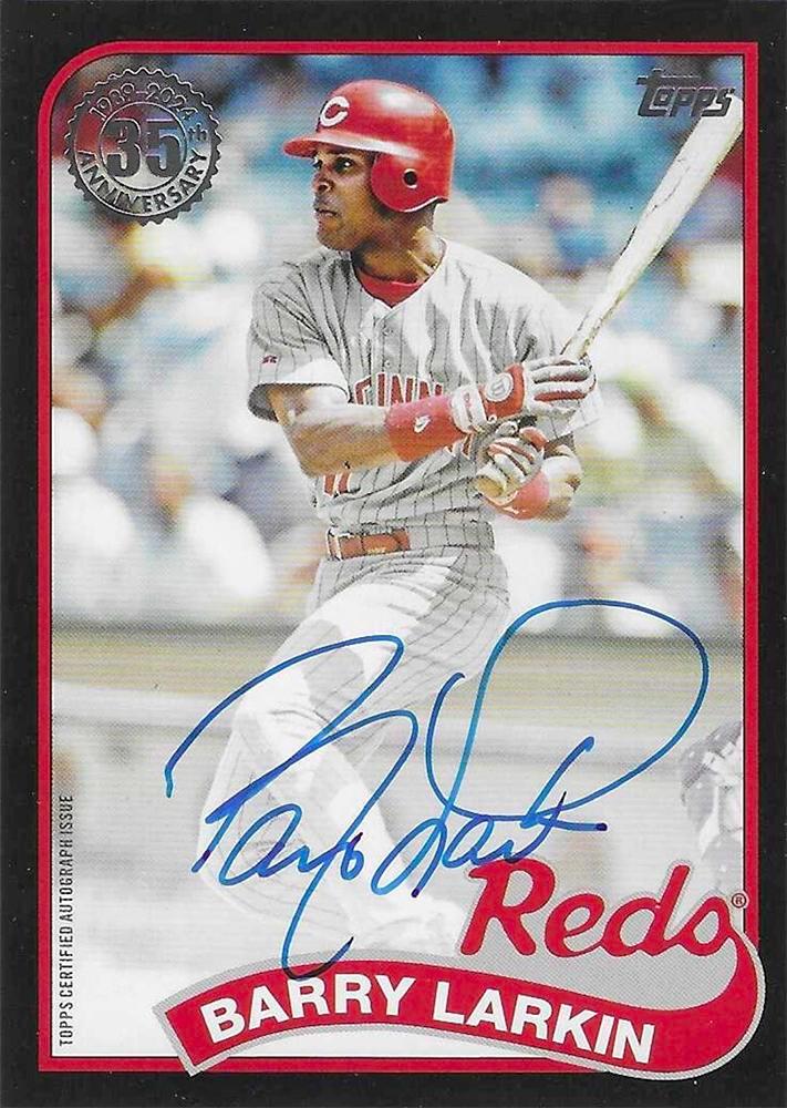 Barry Larkin [Black] #89BA-BLA