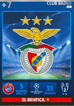 SL Benfica #11 2014 Panini Adrenalyn XL UEFA