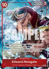 Edward.Newgate [Alternate Art] OP17-005 Prices | One Piece World's