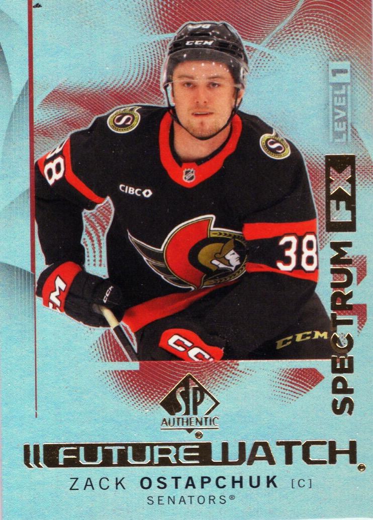 Zack Ostapchuk #S-58 2024-25 SP Authentic Hockey Spectrum FX