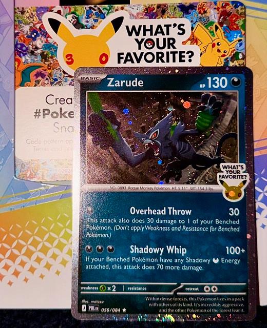 Zarude [Cosmos Holo 30th Celebrations] #56 from Pokemon Promo
