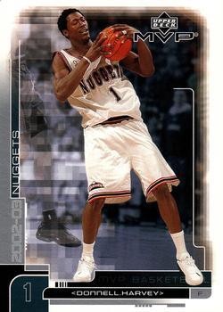 Donnell Harvey #44 Basketball Cards 2002 Upper Deck MVP