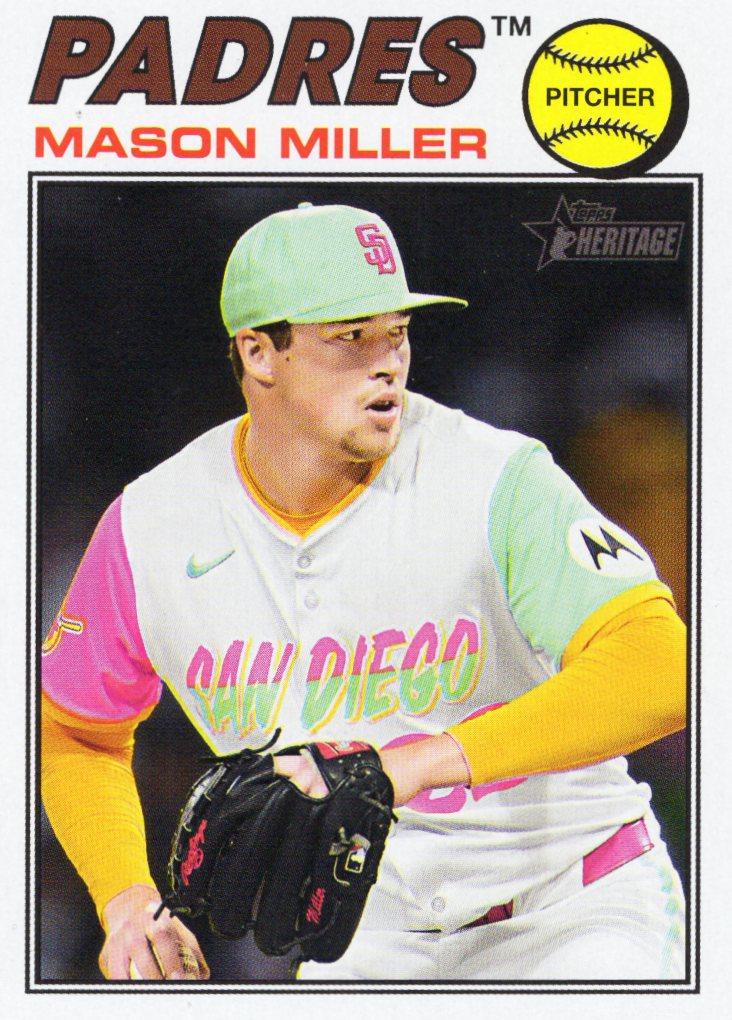 Mason Miller #65 2026 Topps Heritage Baseball