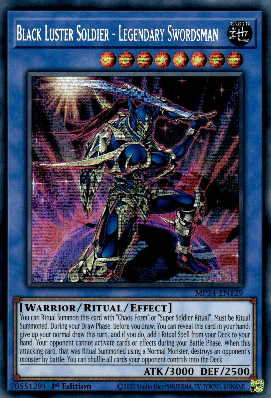 Black Luster Soldier - Legendary Swordsman MP24-EN129 YuGiOh 25th Anniversary Tin: Dueling Mirrors