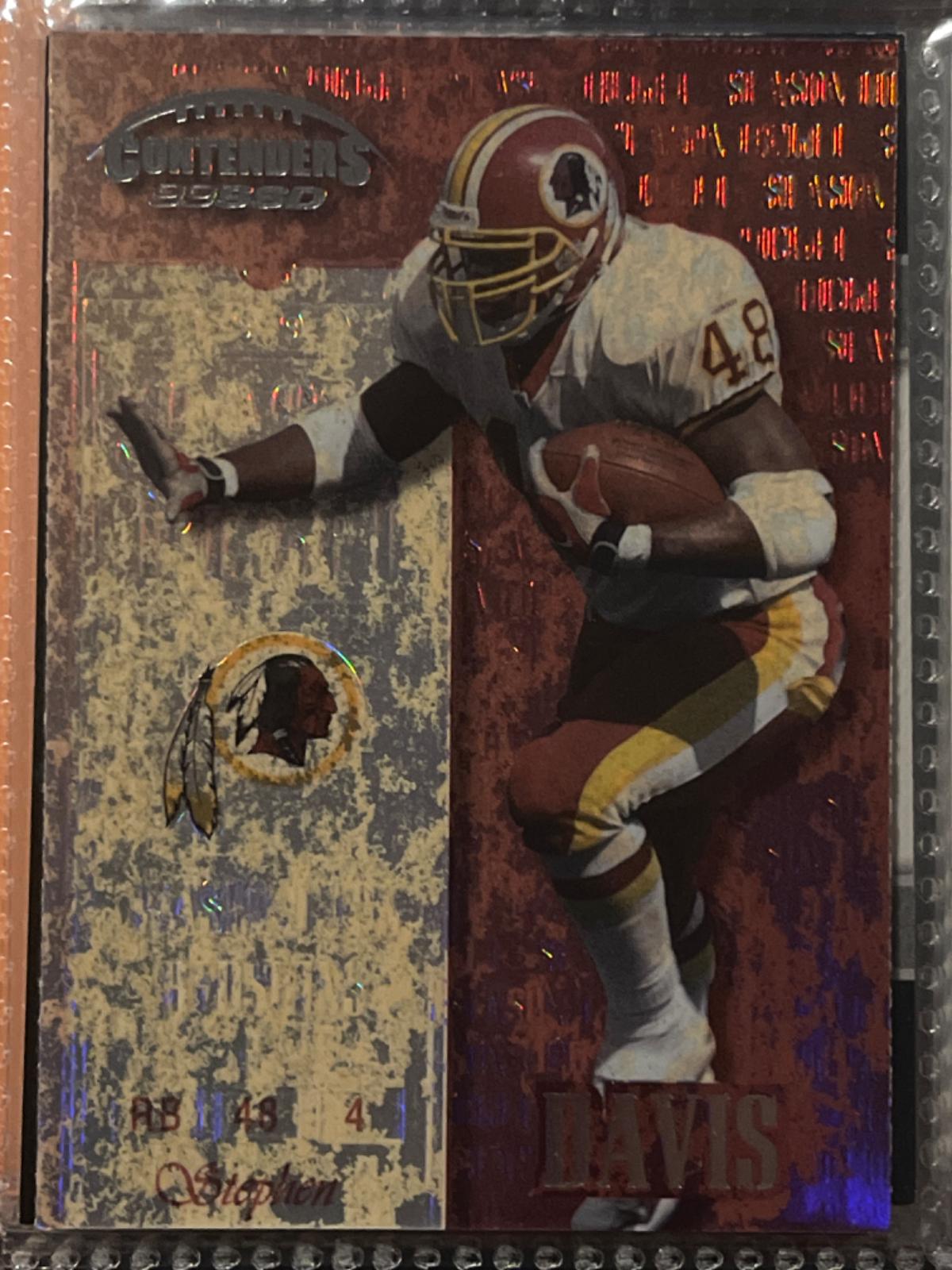 Stephen Davis #31 1999 Playoff Contenders Football