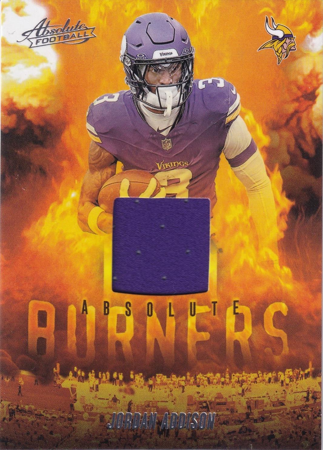Jordan Addison #ABU-JAD Prices | 2025 Panini Absolute Burners